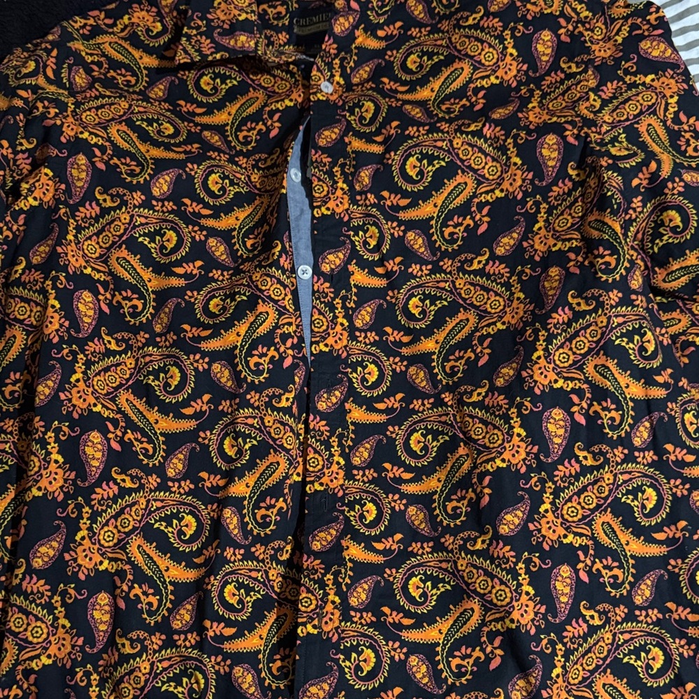 Paisley Button-Up Shirt